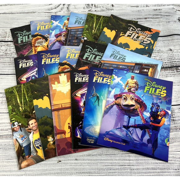 Lot of 16 Disney Files Magazine Disney Vacation Club DVC Walt Disney World - Picture 1 of 9